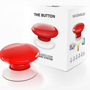FIBARO Z-Wave Button (Red)